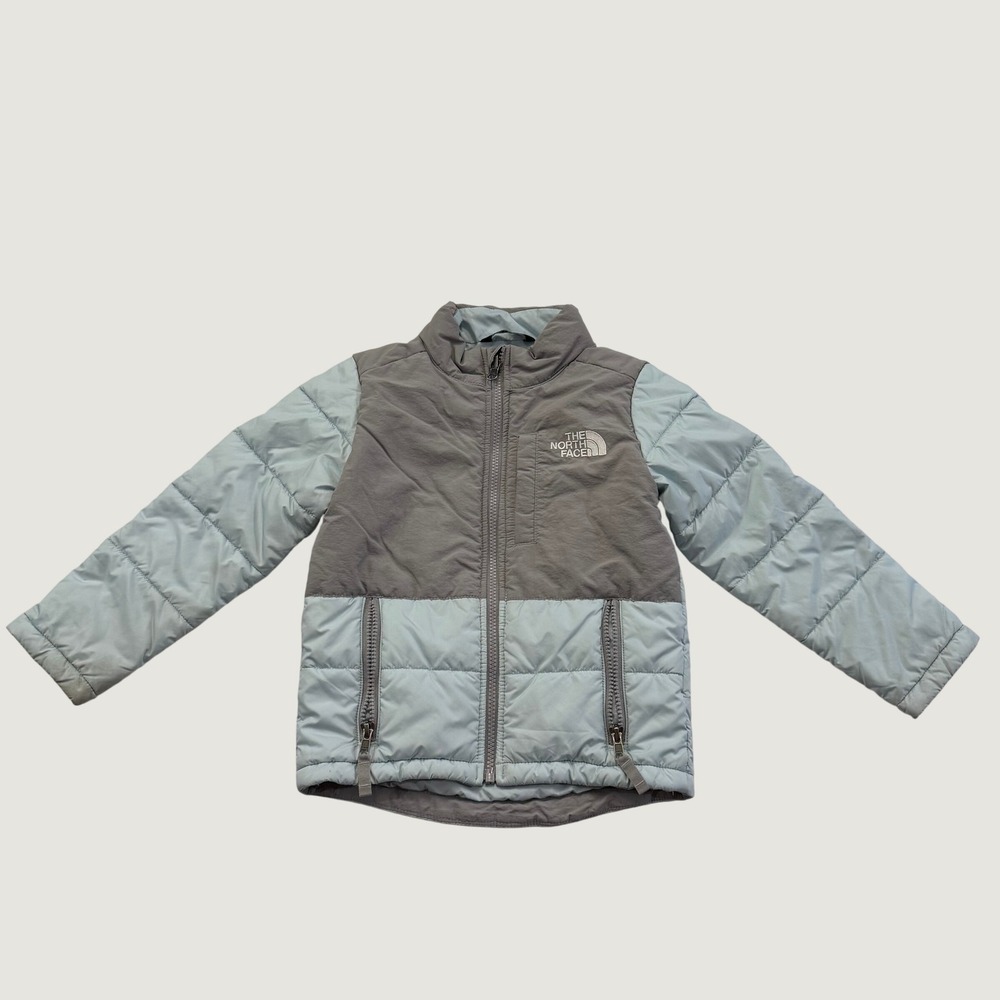 The North Face Youth XXS 5 Blue Gray Insulated Puffer Jacket Mix N Match